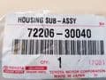 NEW GENUINE TOYOTA LEXUS HOUSING SUB ASSY POWER SEAT 72206-30040